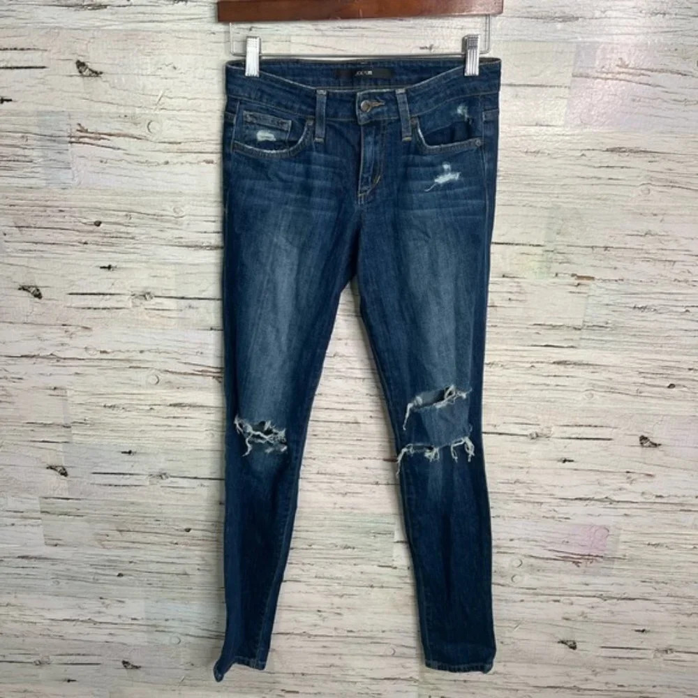 Joeās Jean Vidika Distressed Skinny Jeans size 25